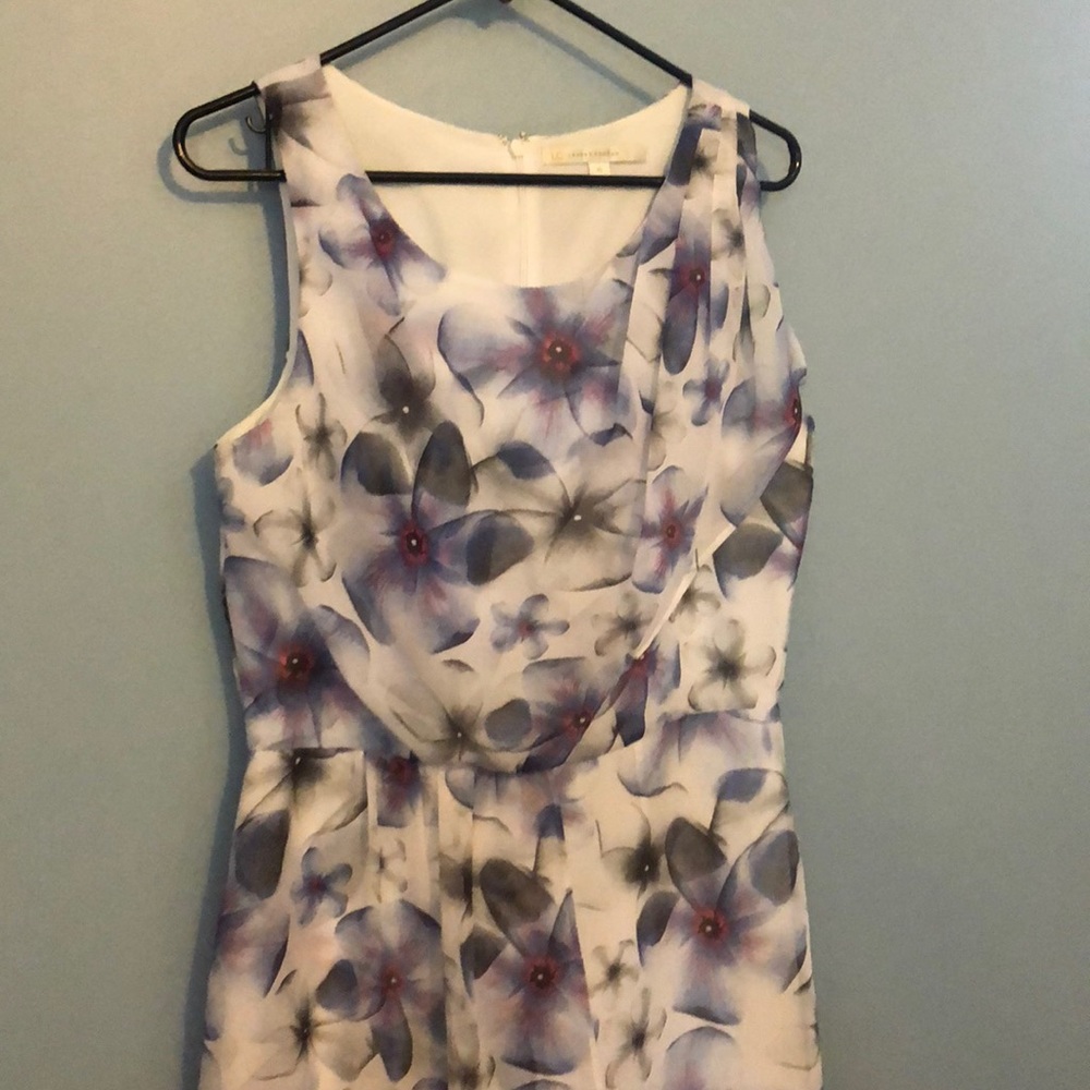 Chiffon Floral Mini Dress